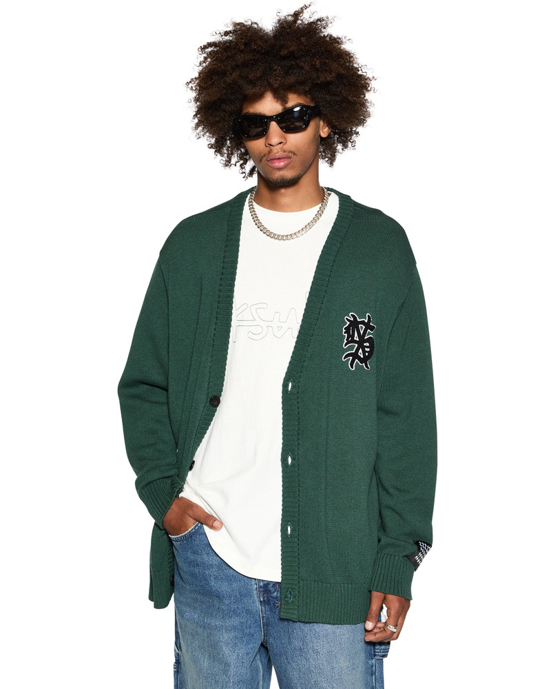 DUG OUT KNIT CARDIGAN MILITARY 1