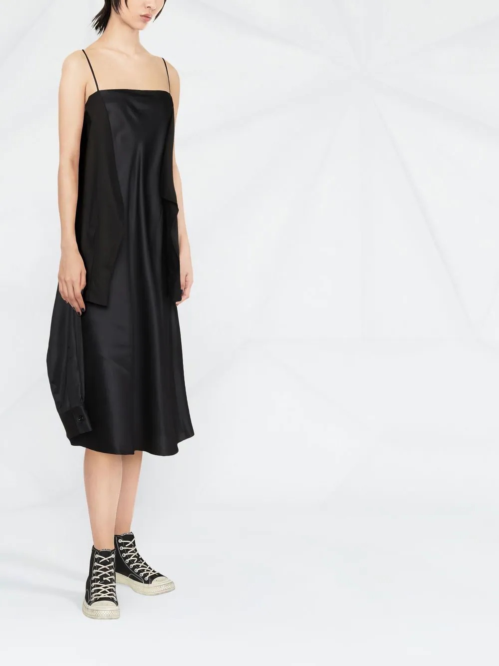 knot-detail cotton dress - 3