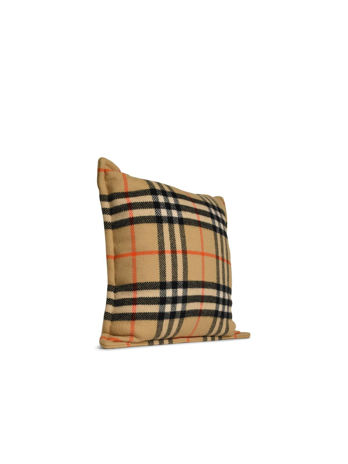 Burberry 'Check' Cushion In Beige Wool Blend Men - 2