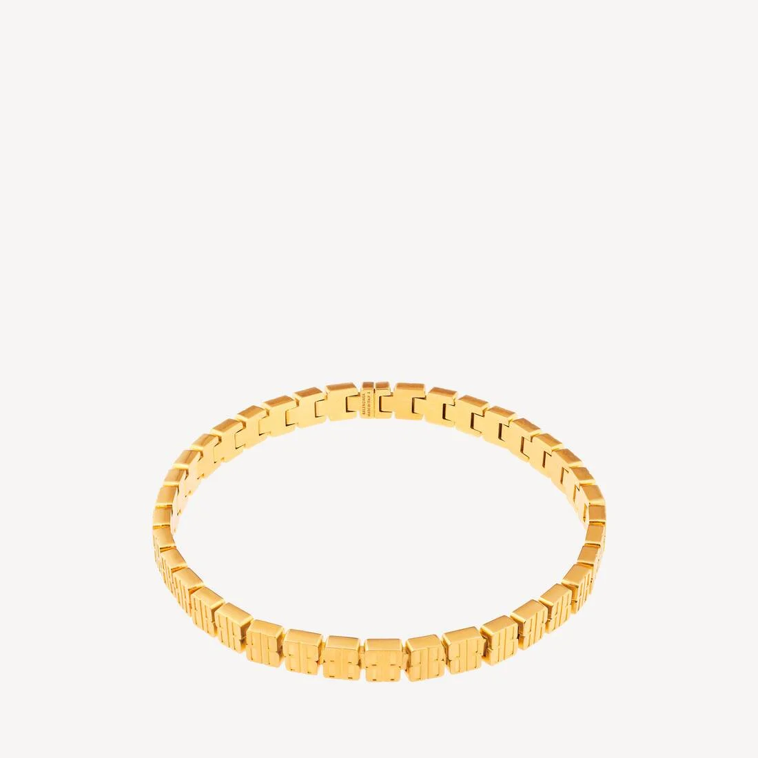 Women's Nano Mini Link Choker in Shiny Gold - 1