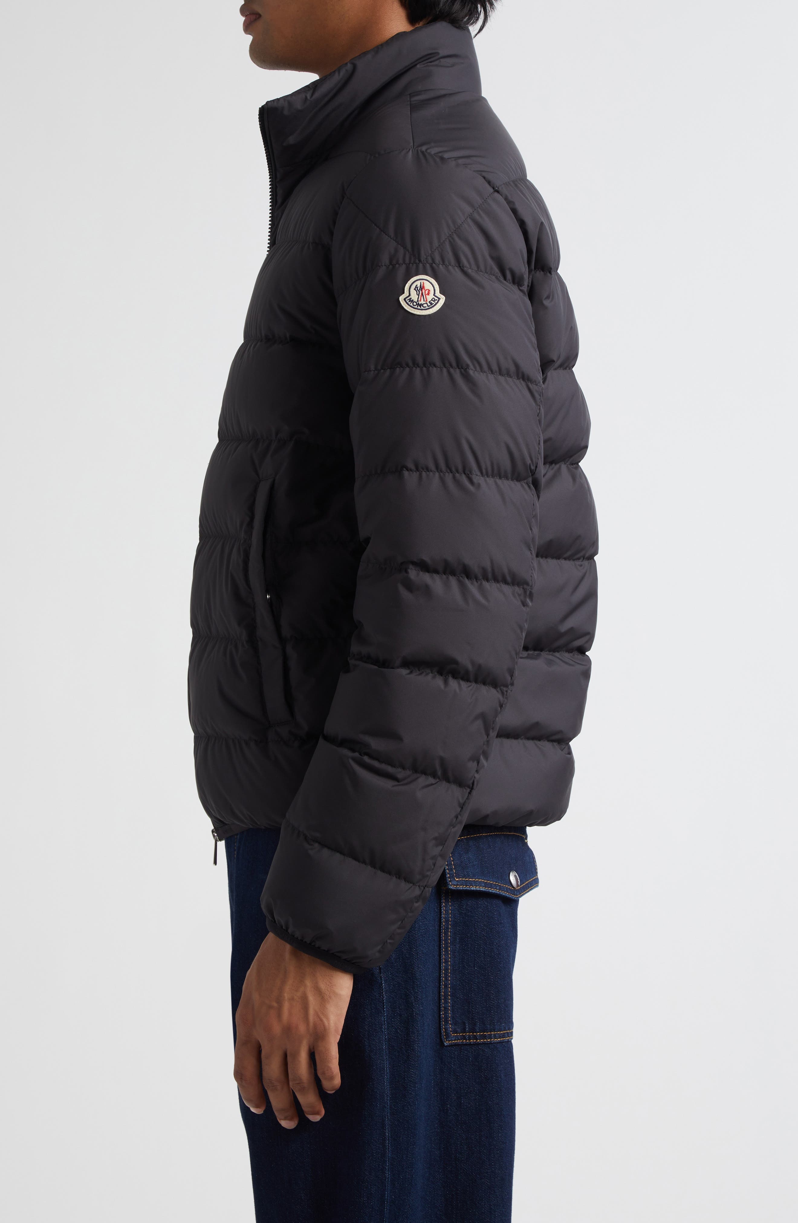 Moncler Baudinet Down Puffer Jacket in Black at Nordstrom - 3