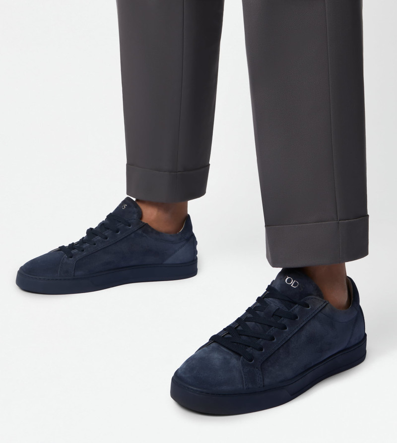 Tod's SNEAKERS IN SUEDE - BLUE outlook