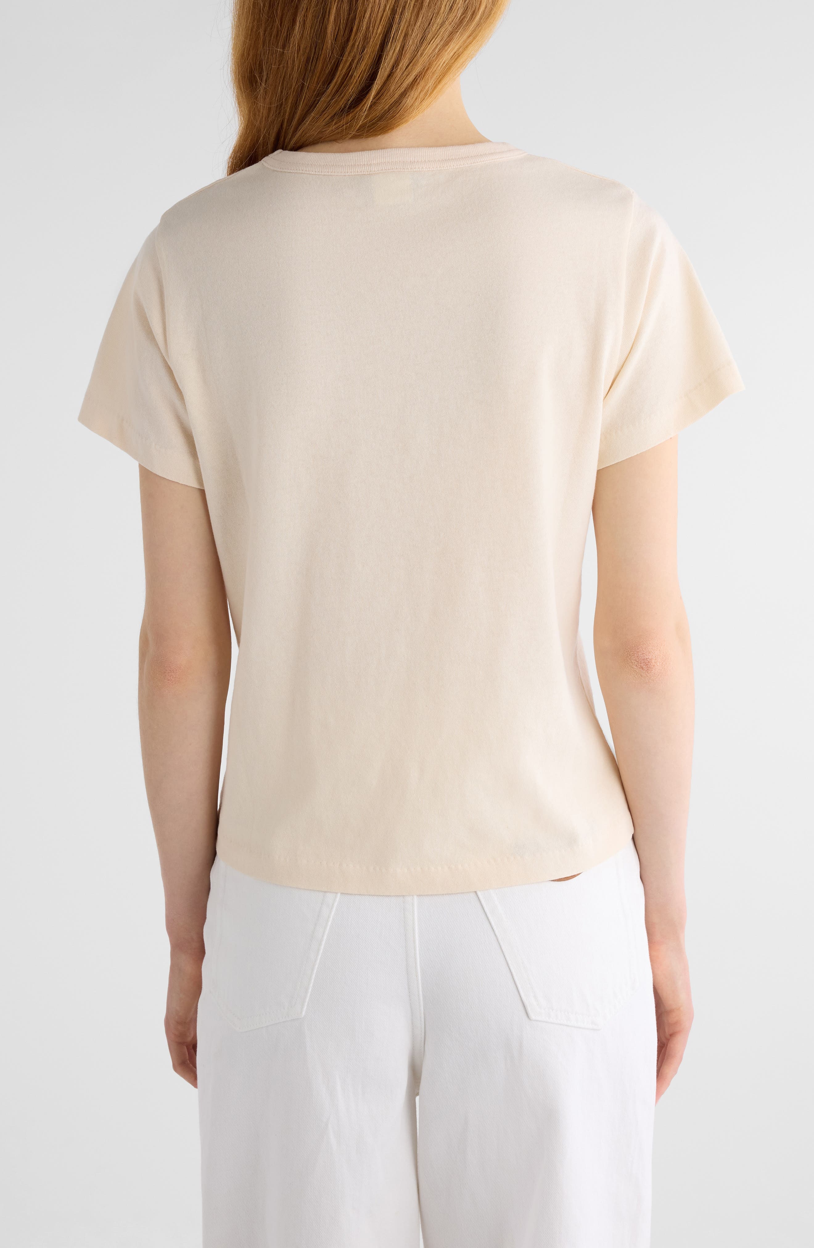 Chloé Pineapple Logo Cotton Jesrey Graphic T-Shirt in Tender Peach at Nordstrom - 3