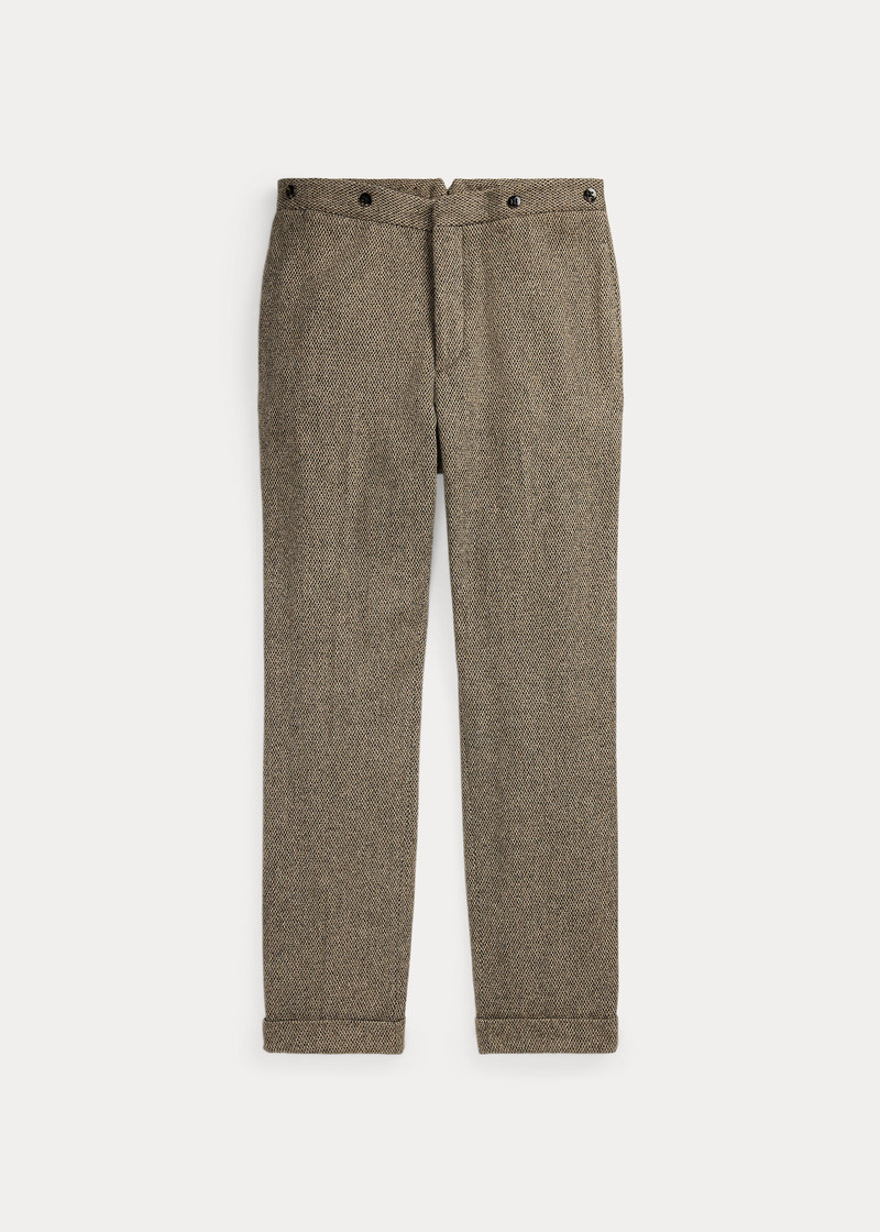 Slim Fit Wool Dobby Suit Trouser 1