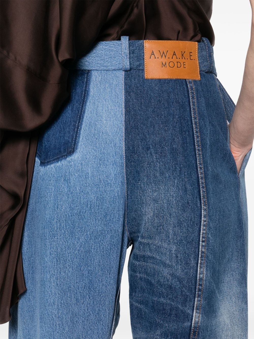 cut-out detail jeans - 5