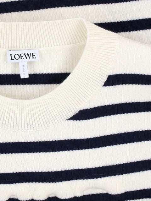 Loewe Women Anagram' Striped Sweater - 3