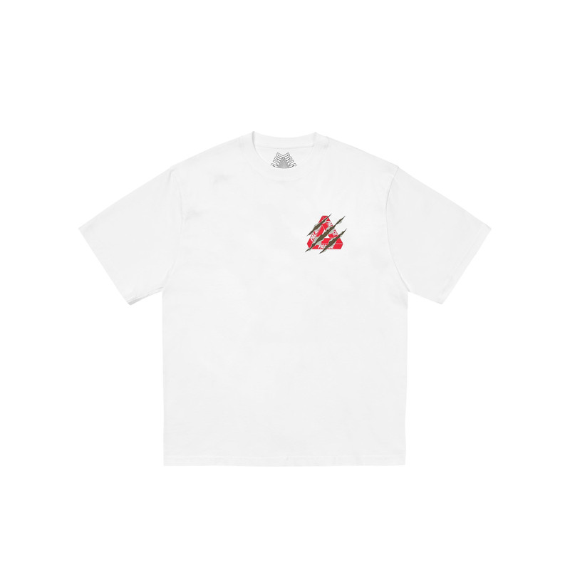 RIPPED TRI T-SHIRT WHITE - 1