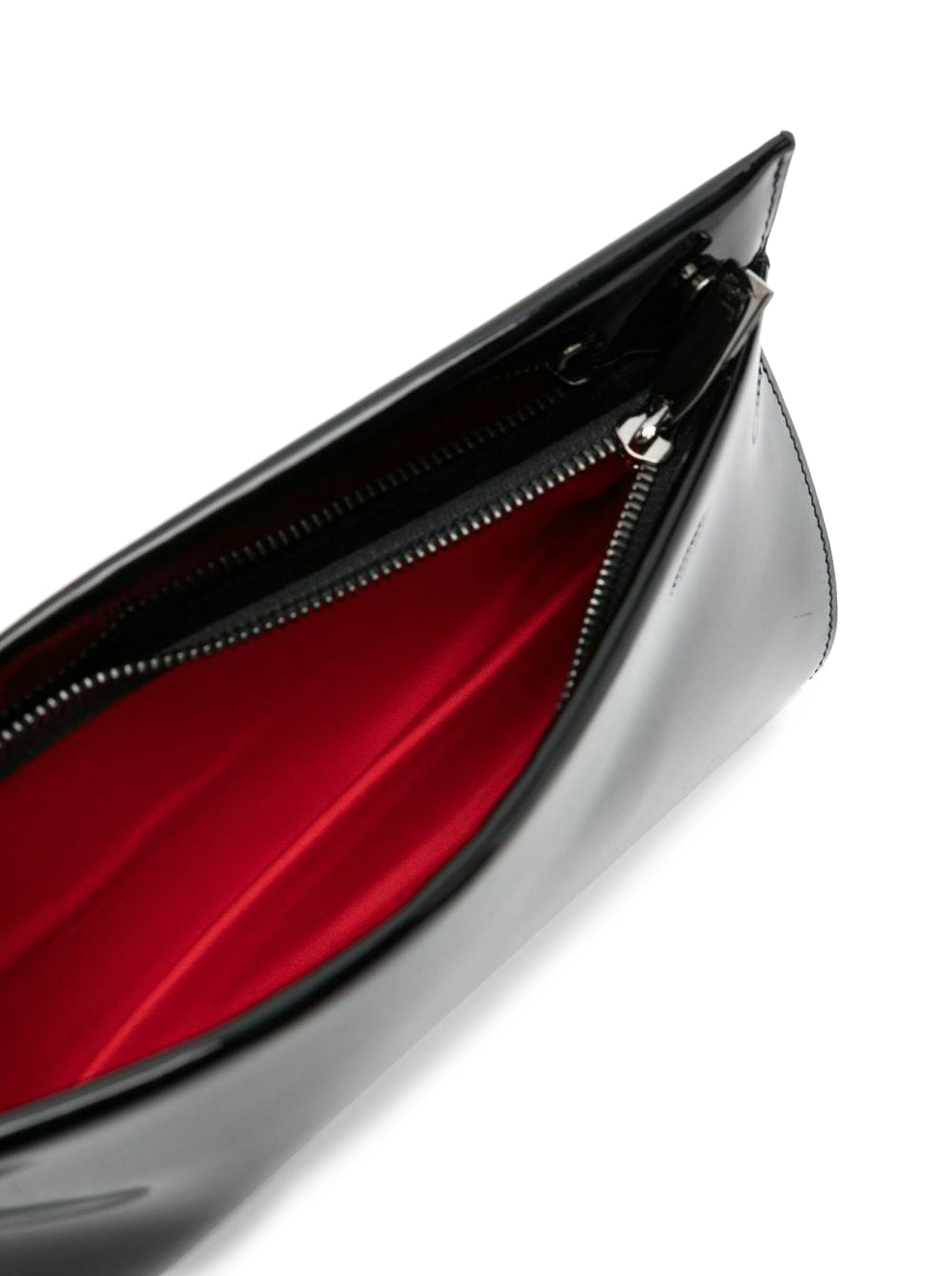 PATENT LOUBITWIST CLUTCH BAG - 5