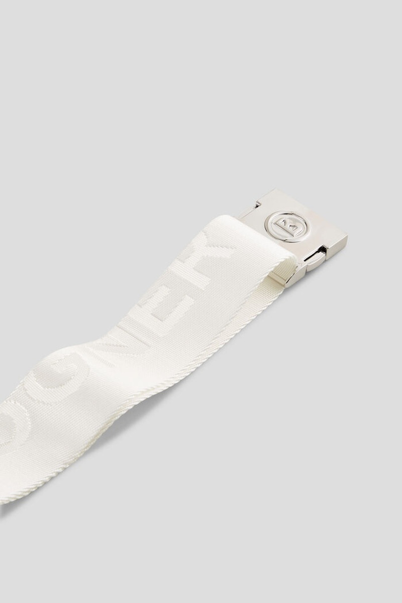 Meribel Enja Multipocket belt bag in White 3