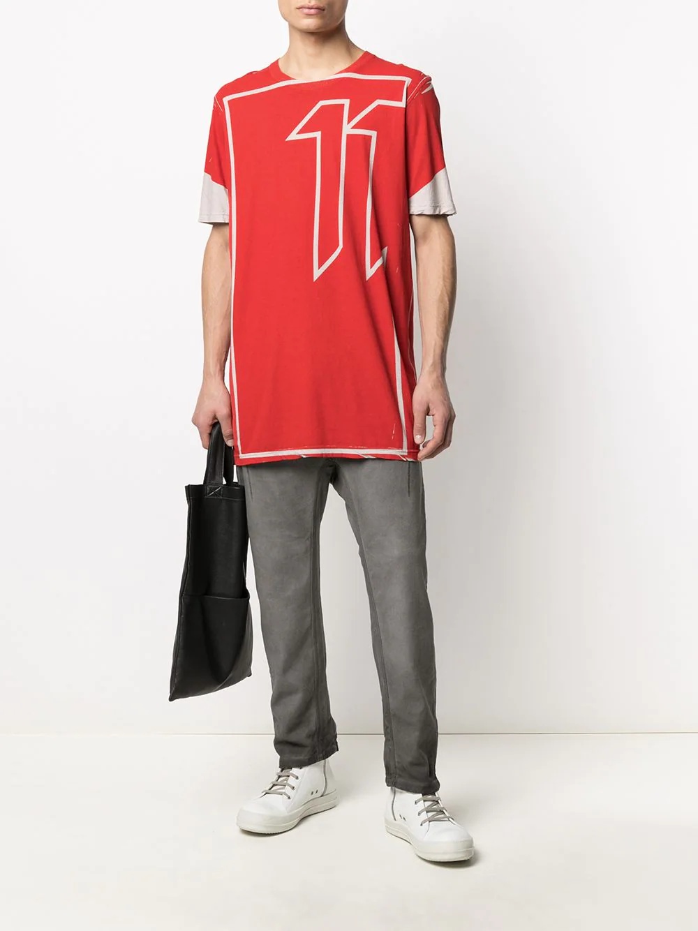 oversized logo print t-shirt - 2