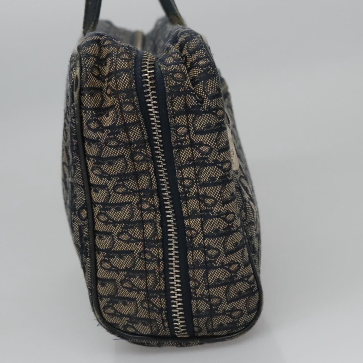 DIOR Trotter Canvas Hand Bag Navy - 5