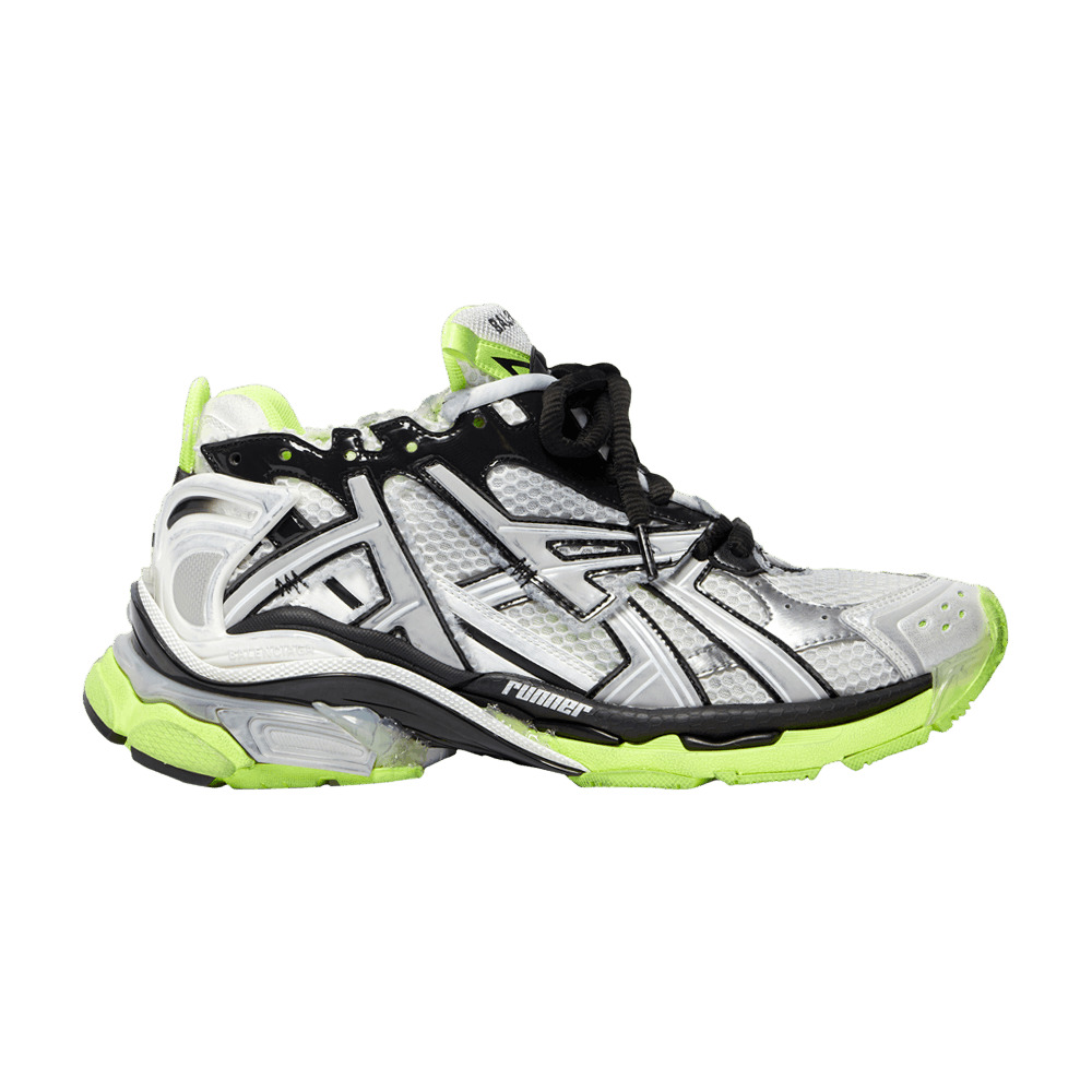 Balenciaga Runner Sneaker 'White Fluo Yellow' - 1