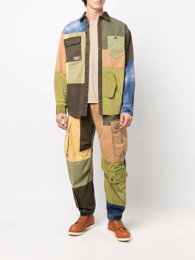 DSQUARED2 patchwork cargo trousers outlook