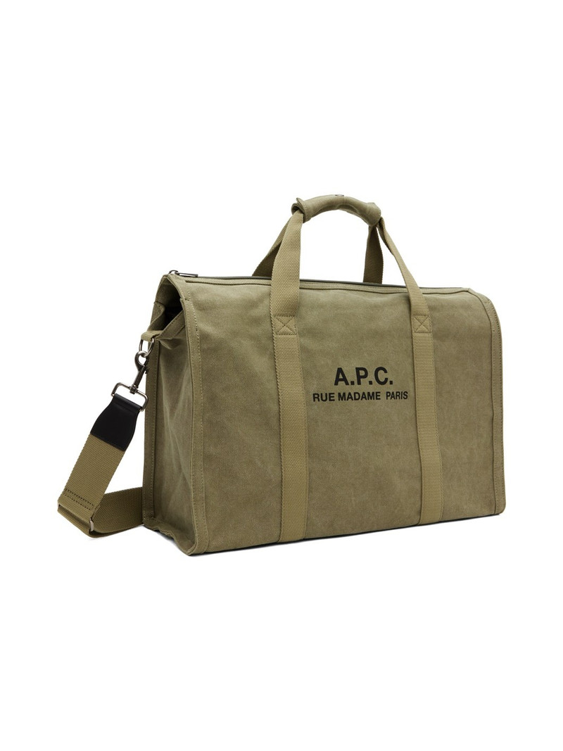 A.P.C. Khaki Recuperation Gym Bag outlook
