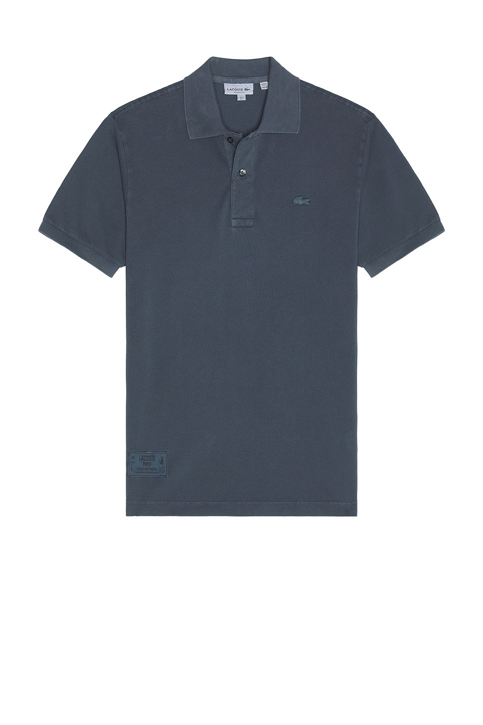 Classic Fit Washed Effect Polo Shirt - 5