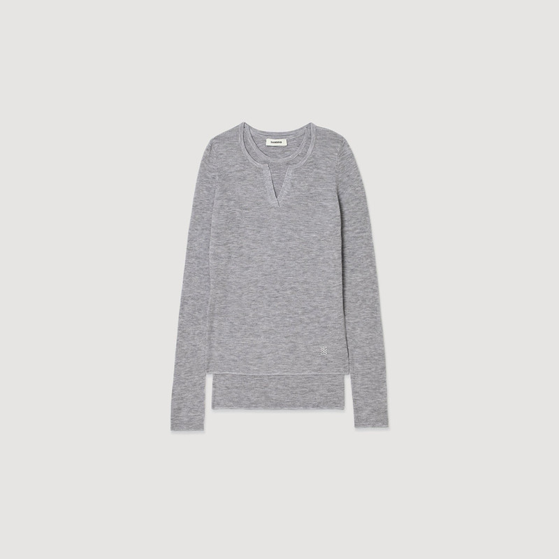 WOOL LAYERED EFFECT SWEATER 1
