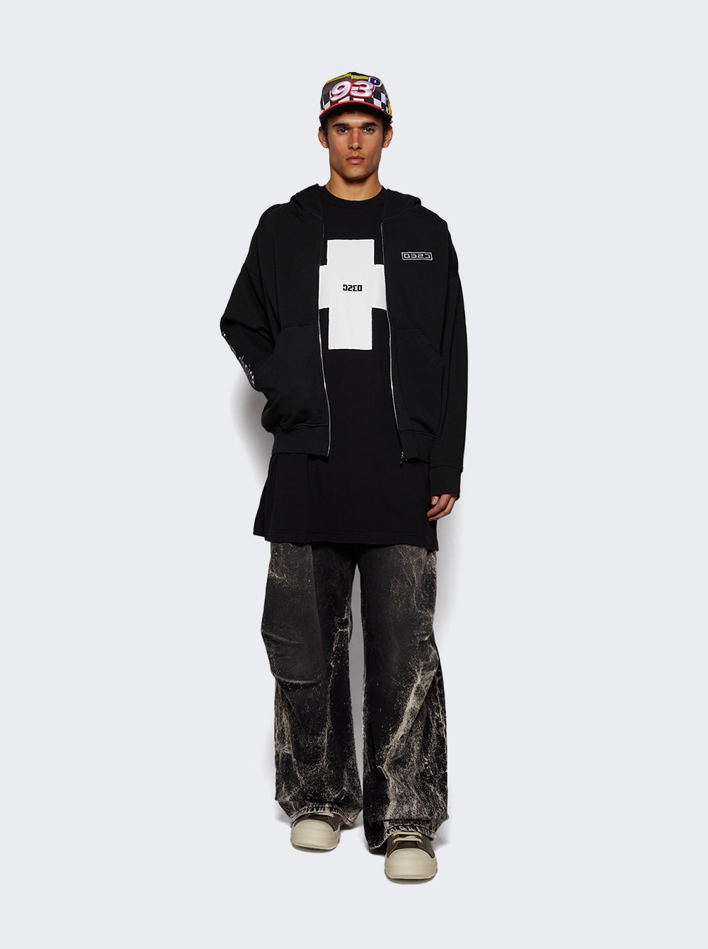 Point Zero Oversized T-shirt Washed Black - 5