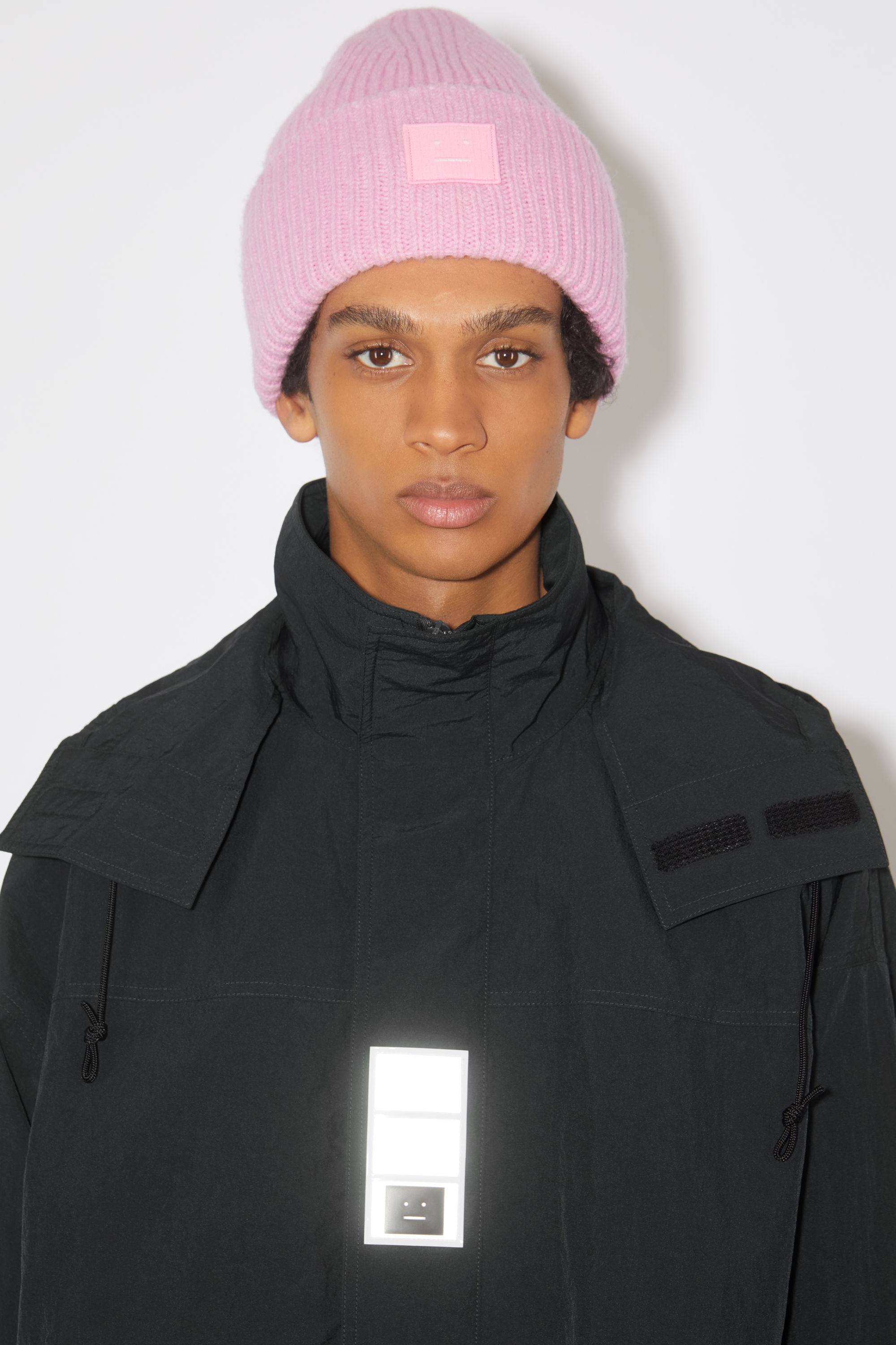 Nylon hooded jacket - Black - 6