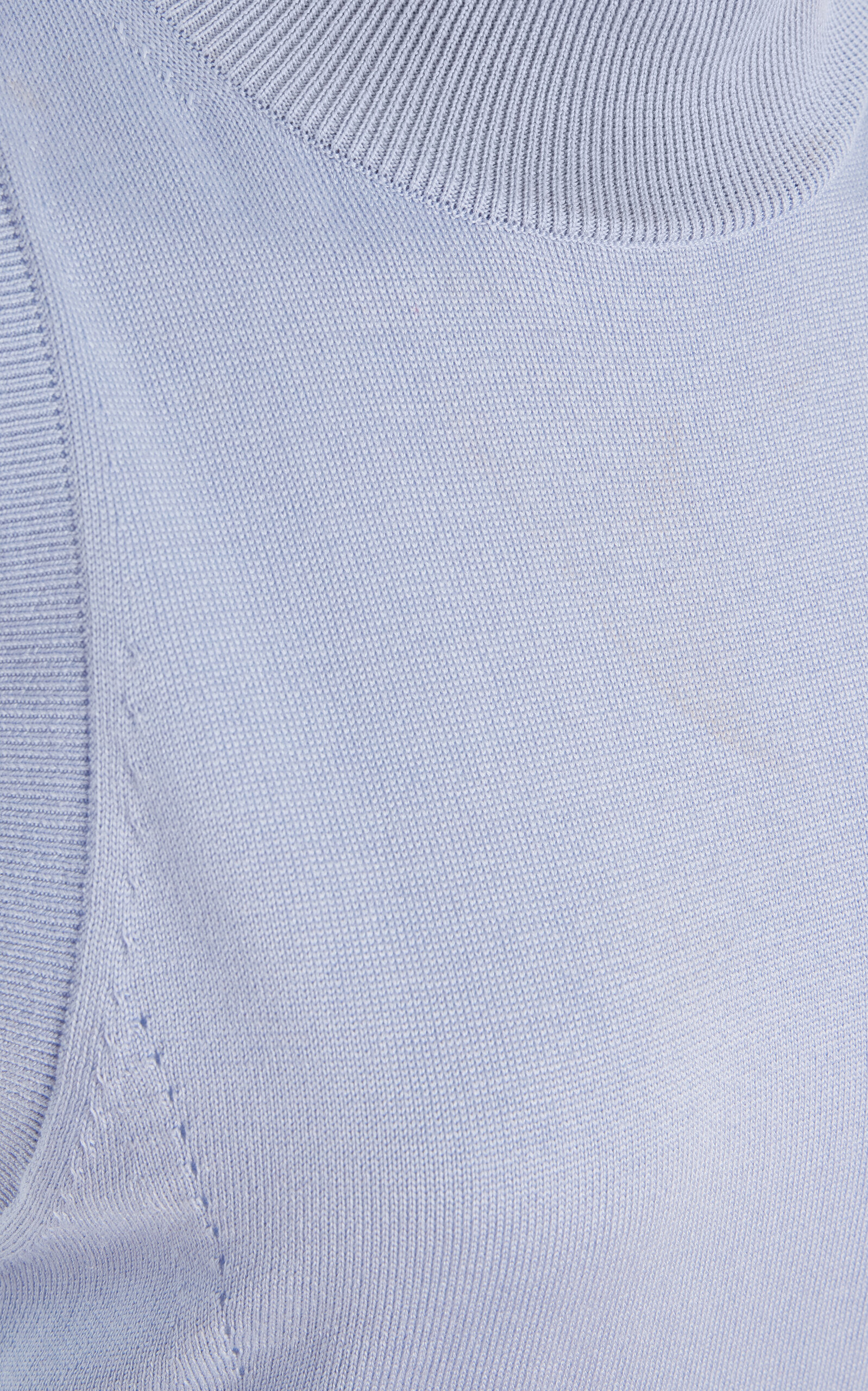 Silk-Cotton Sleeveless Top blue - 6
