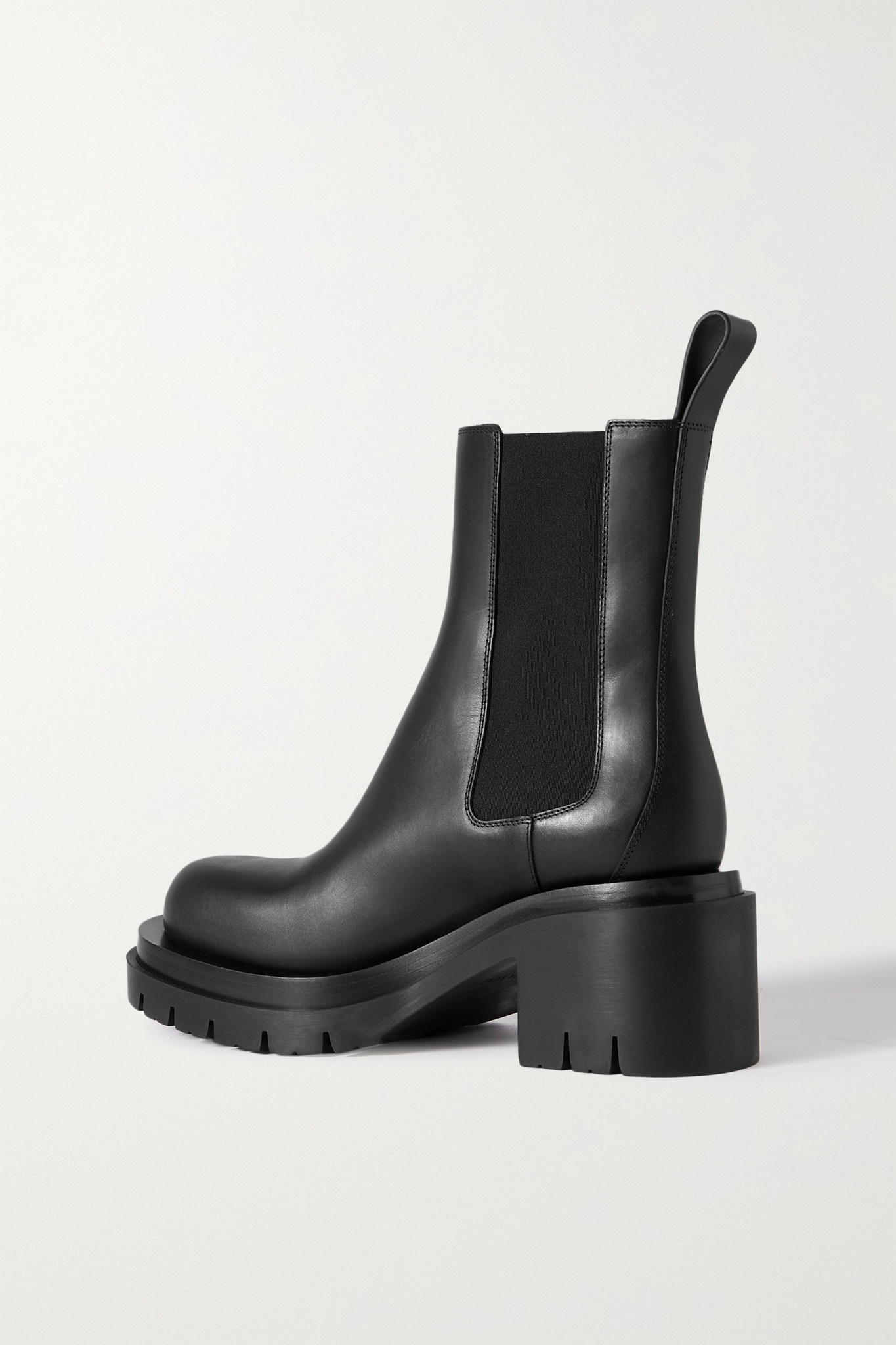 Leather platform Chelsea boots - 3