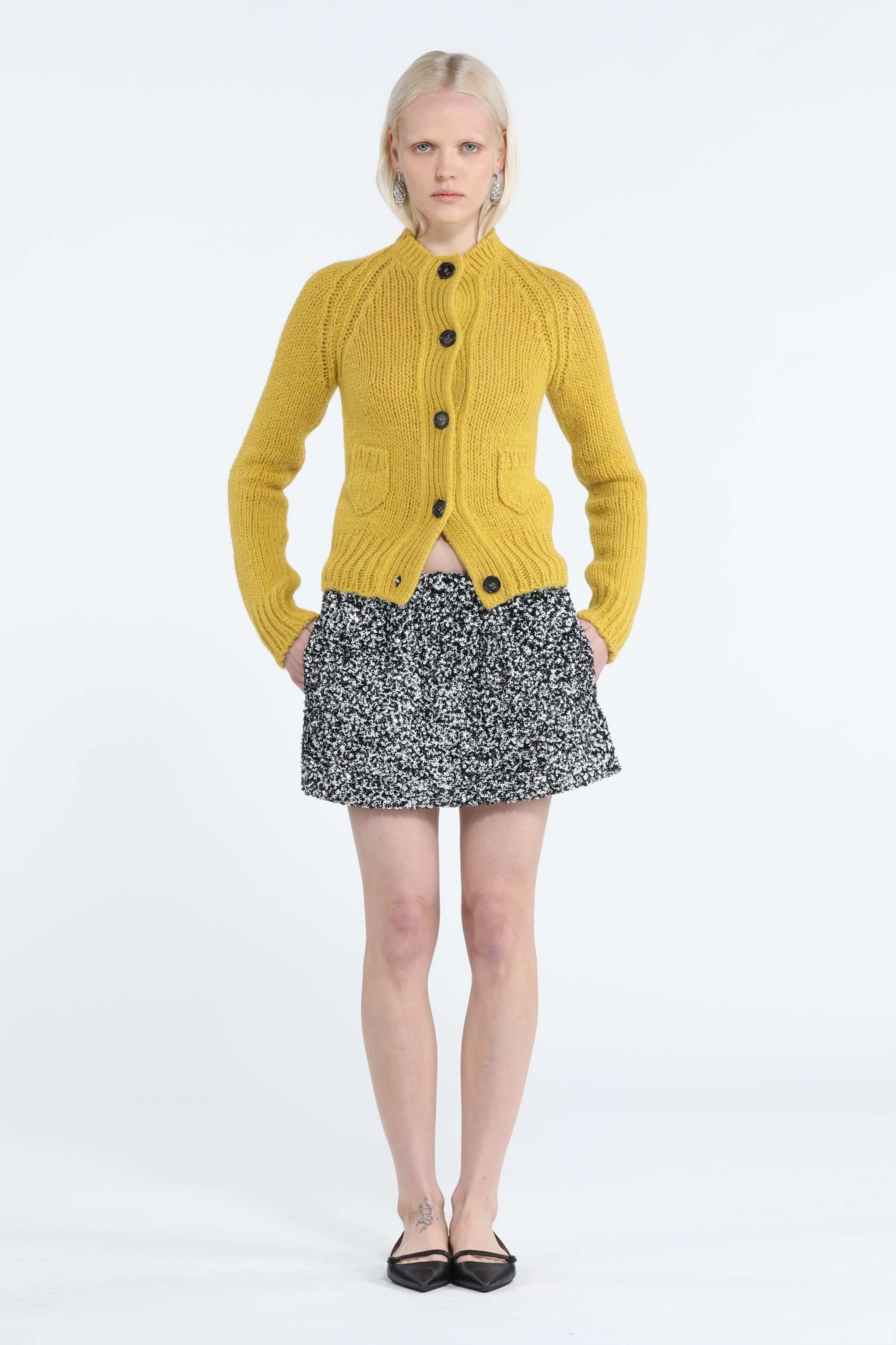 SEQUIN MINI SKIRT - 4