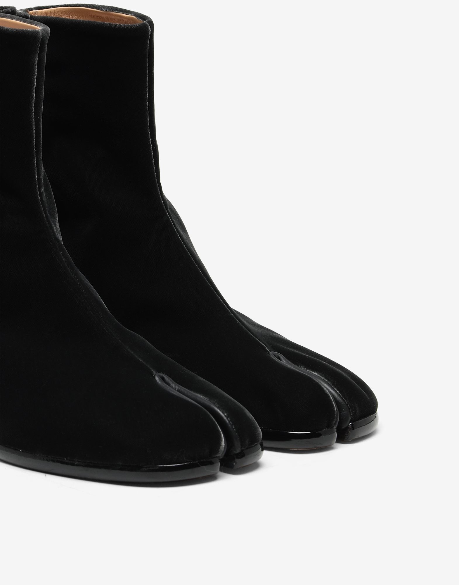 Tabi velvet ankle boots - 5