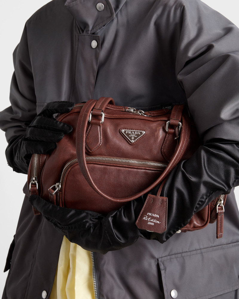 Medium leather top-handle bag 8