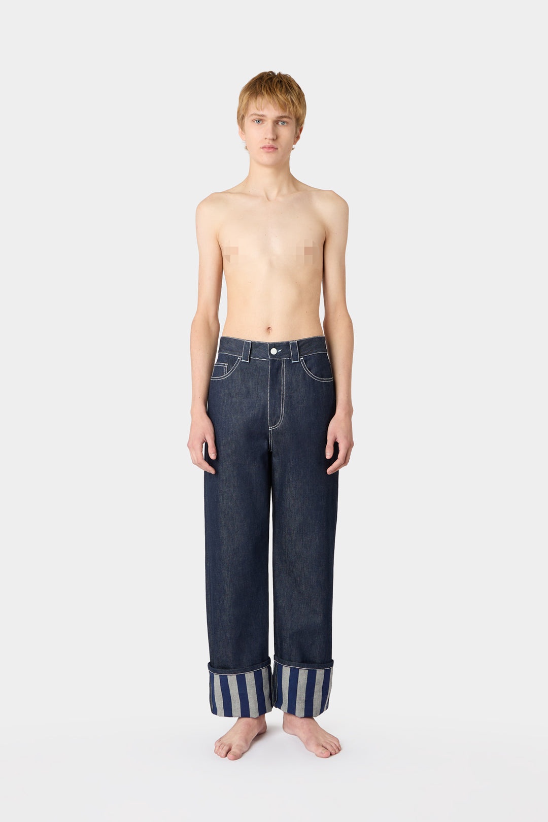 BELLIDENTRO PANTS / blue denim - 5