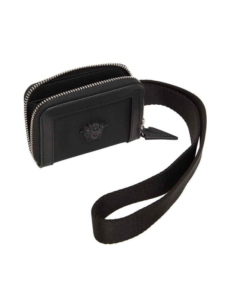 VERSACE Black Medusa Wristlet Wallet outlook