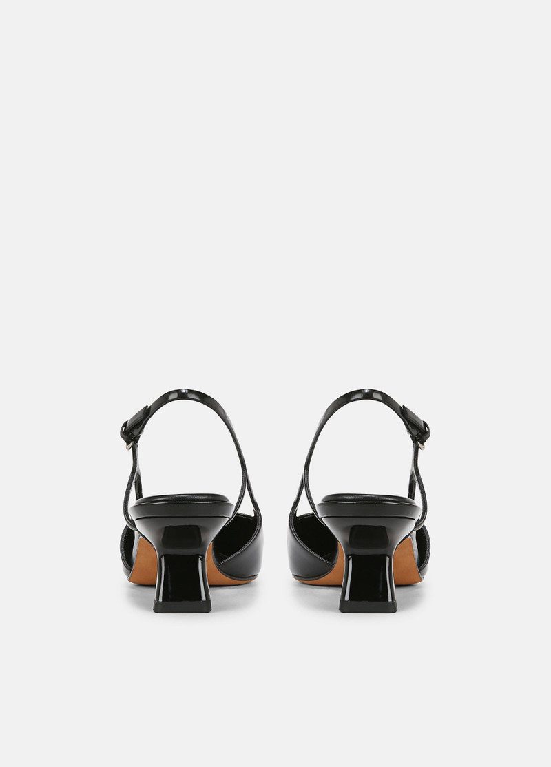 Vince Bianca Leather Slingback Heel outlook