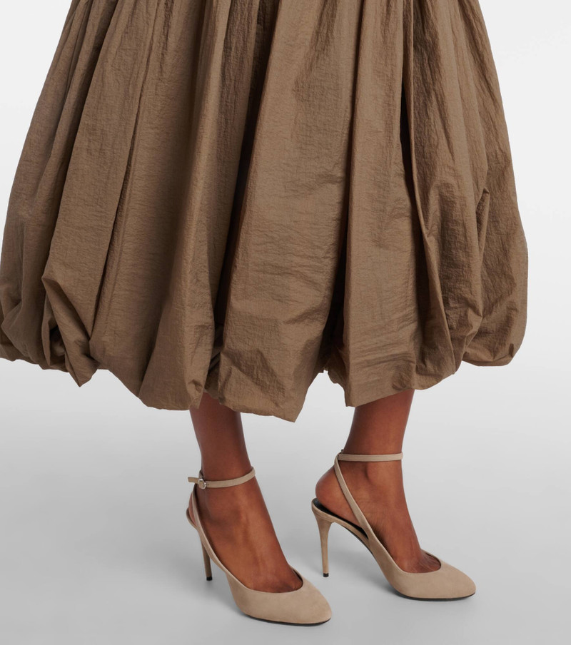 Flared balloon maxi skirt 5