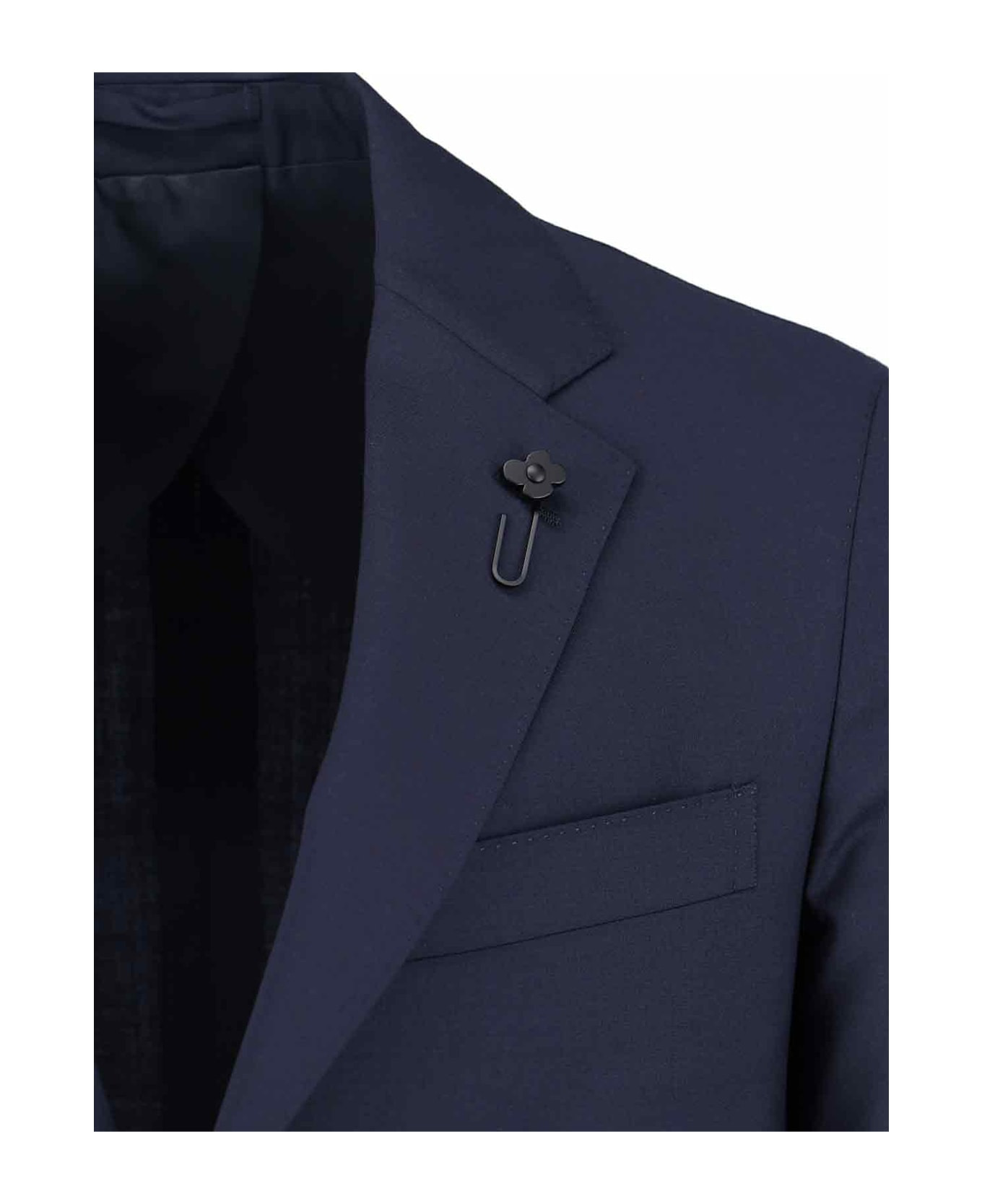 Single-breasted Virgin Wool Suit - 3