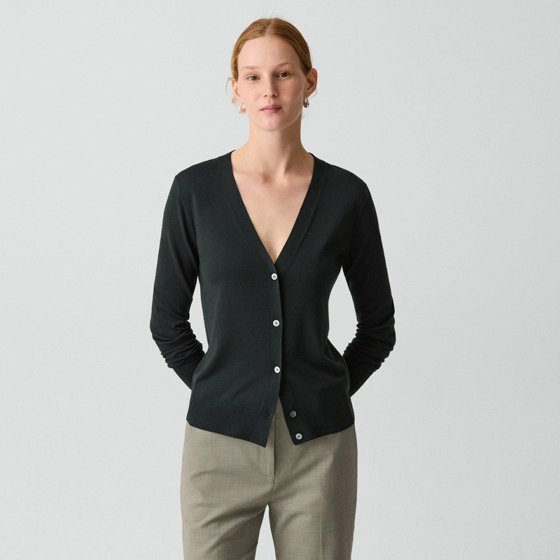 V-Neck Cardigan in Regal Wool 2