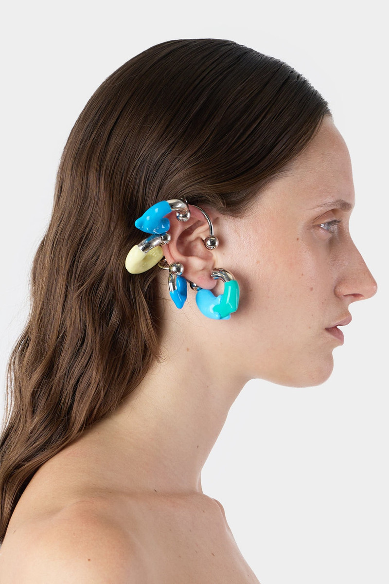 SUNNEI EARPLUG EARRING / silver outlook