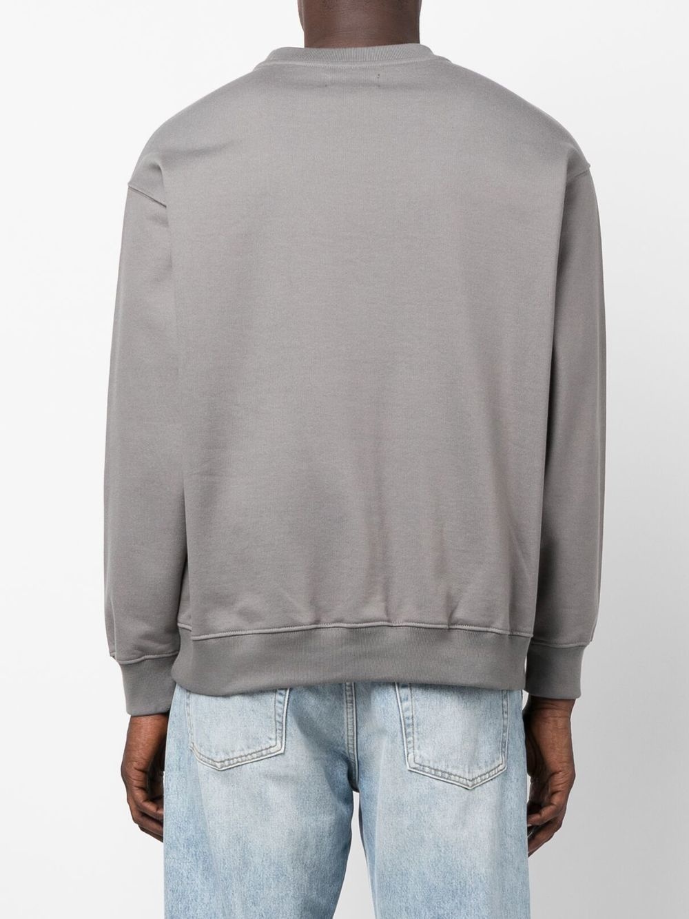 logo-print detail sweatshirt - 4