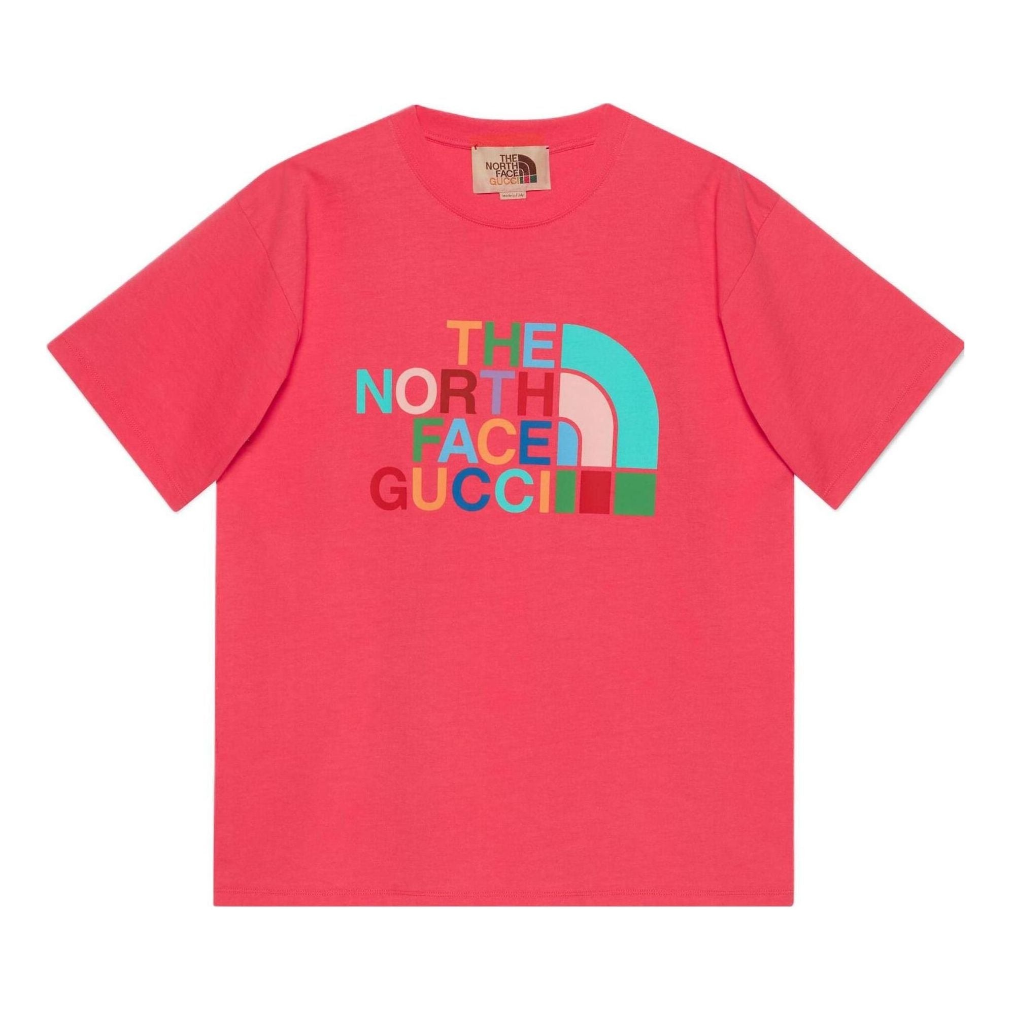 GUCCI Gucci x The North Face Cotton T-Shirt 'Pink' 616036-XJDTV-5519 |  REVERSIBLE