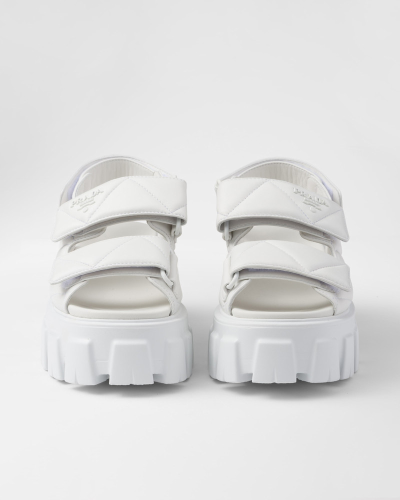 Monolith nappa leather sandals 5