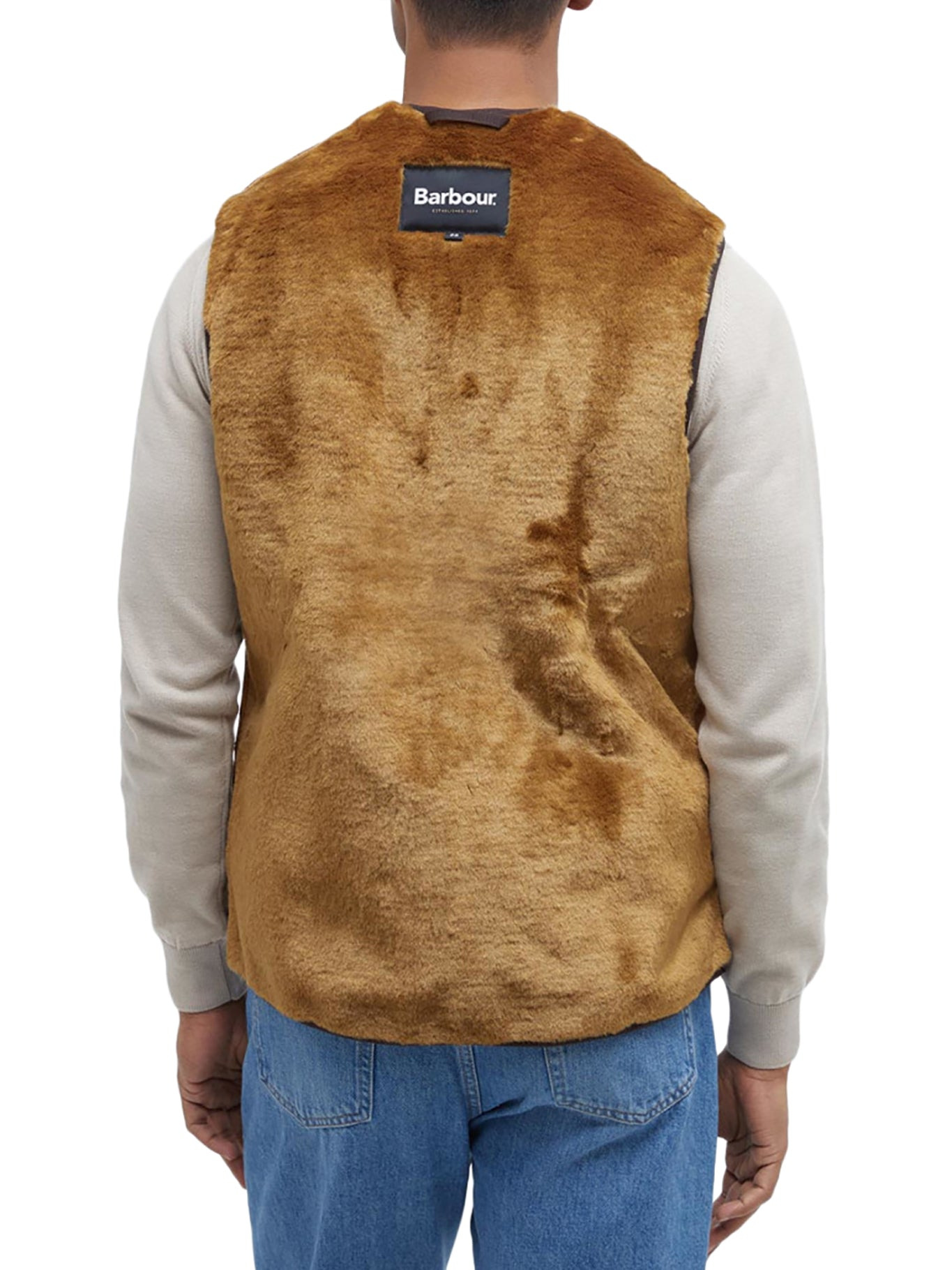 REVERSIBLE FLEECE VEST WITH ZIP - 4