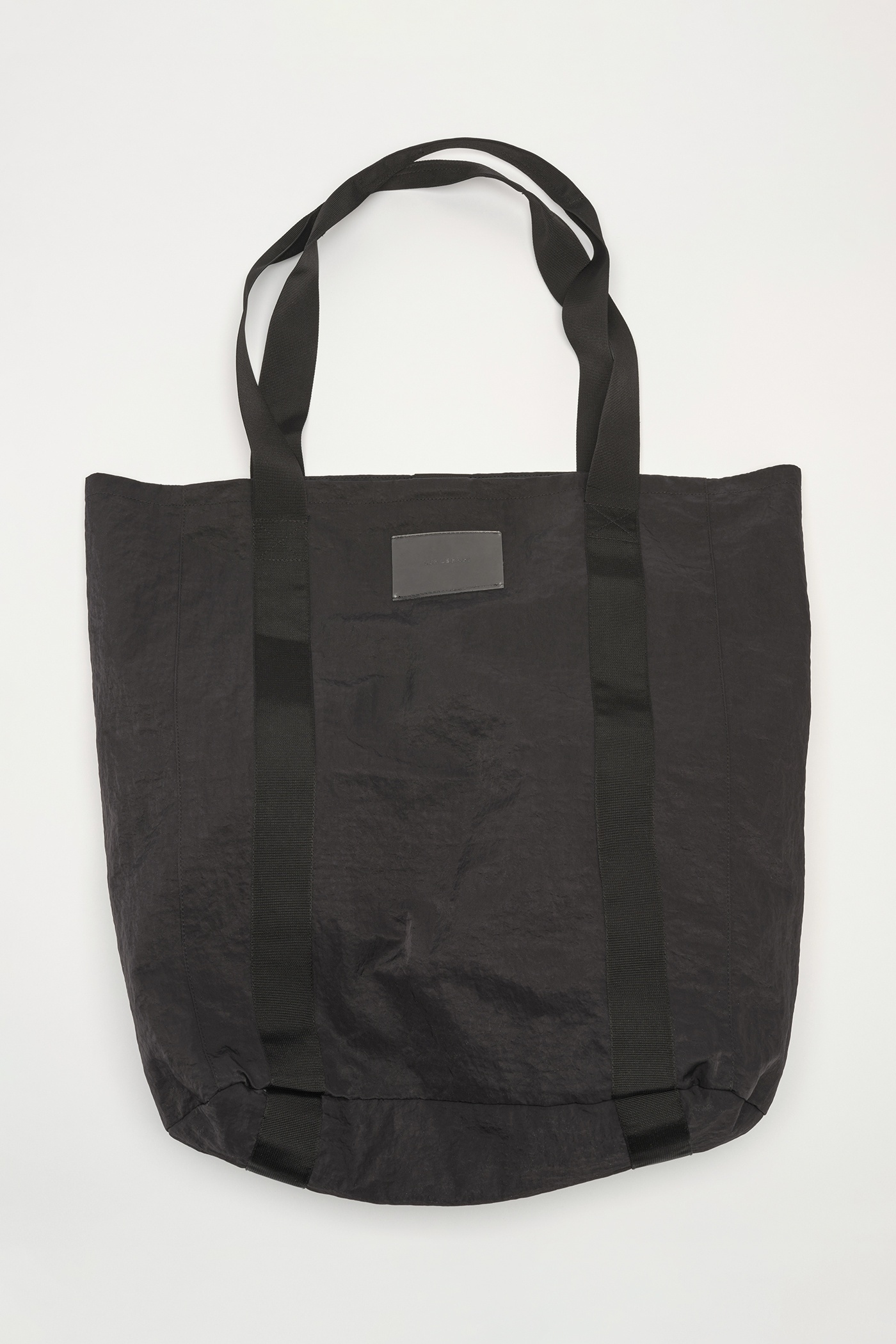 Flight Tote Bag Black Dense Liquid Nylon - 6