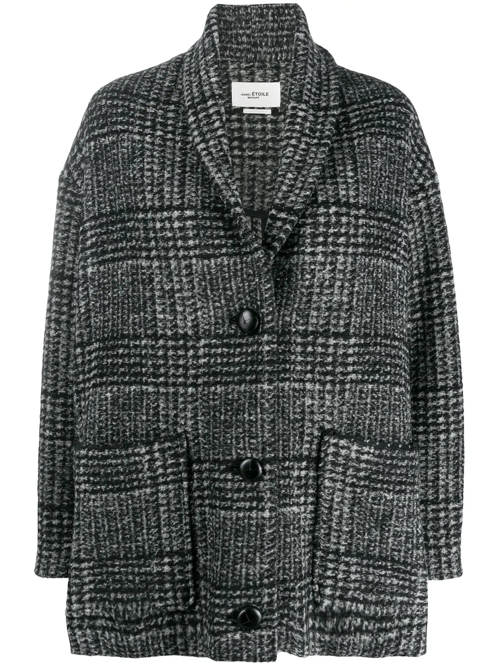 oversized tweed blazer - 1