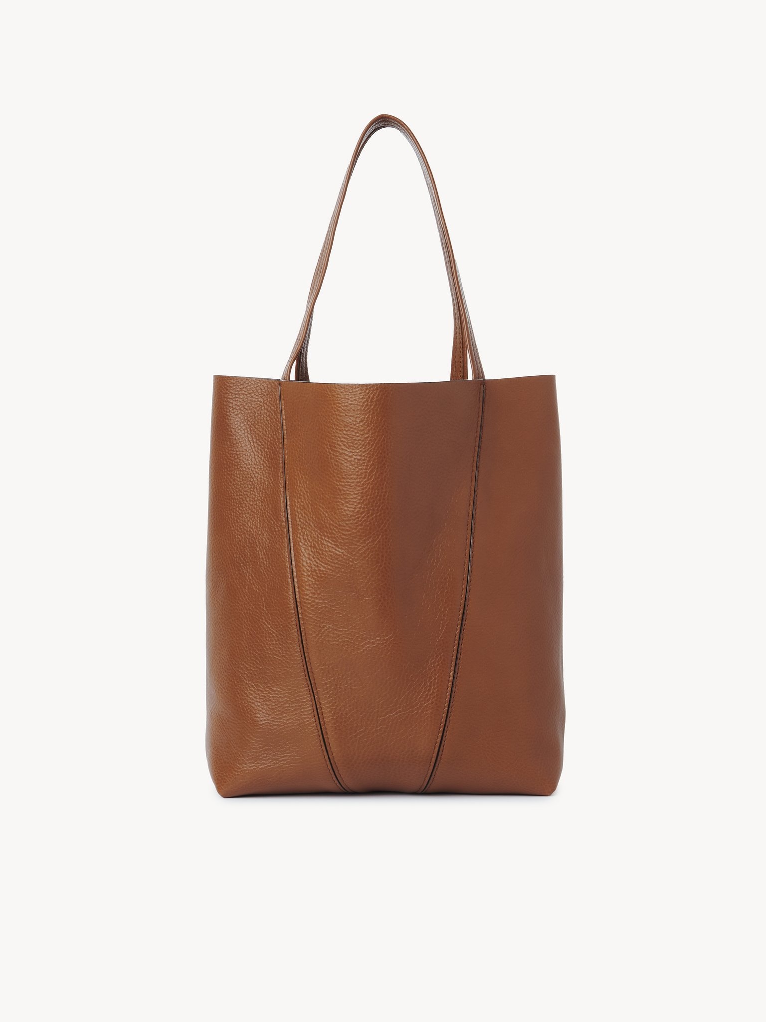 CHLOÉ SPIN TOTE BAG IN GRAINED LEATHER - 4