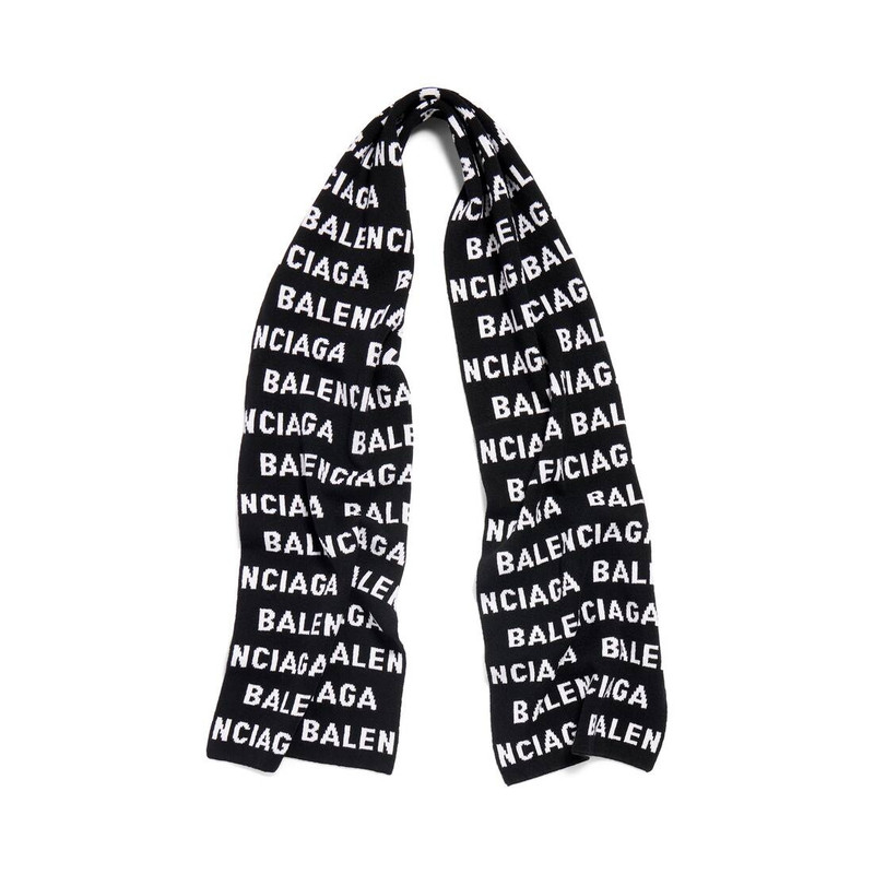 Bal Horizontal Allover Scarf in Black 1