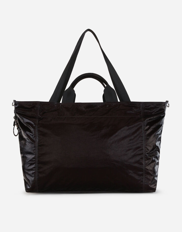 Nero Sicilia dna nylon travel bag with branded tag - 4