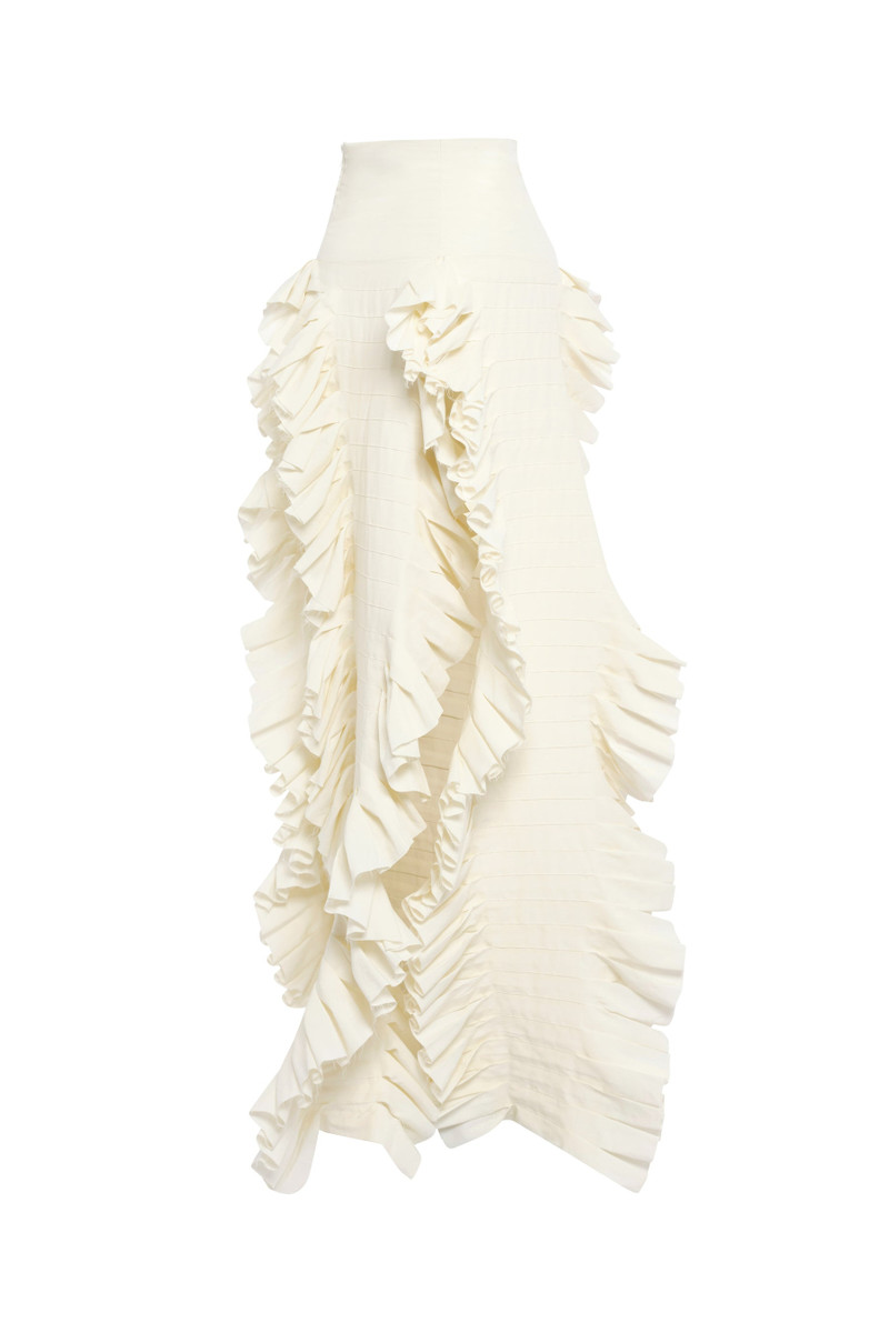 LAMINARY SKIRT OFF WHITE 6