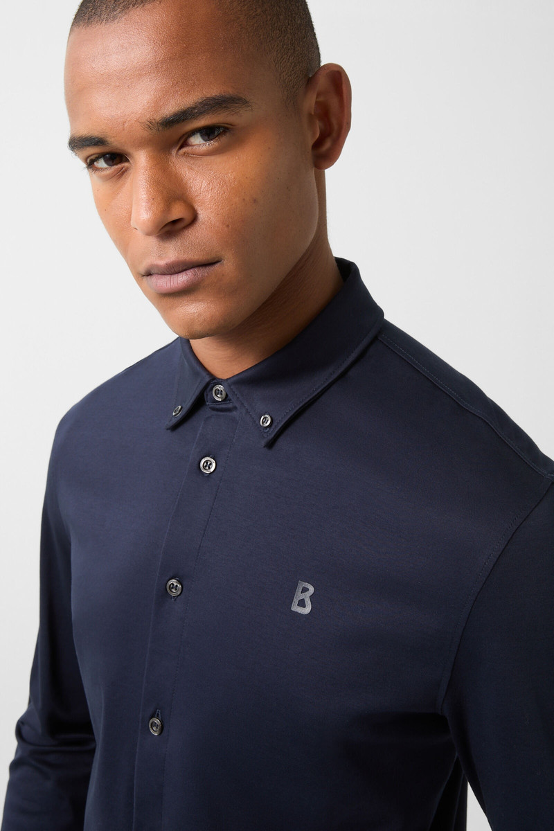 Franz Shirt in Navy blue 4