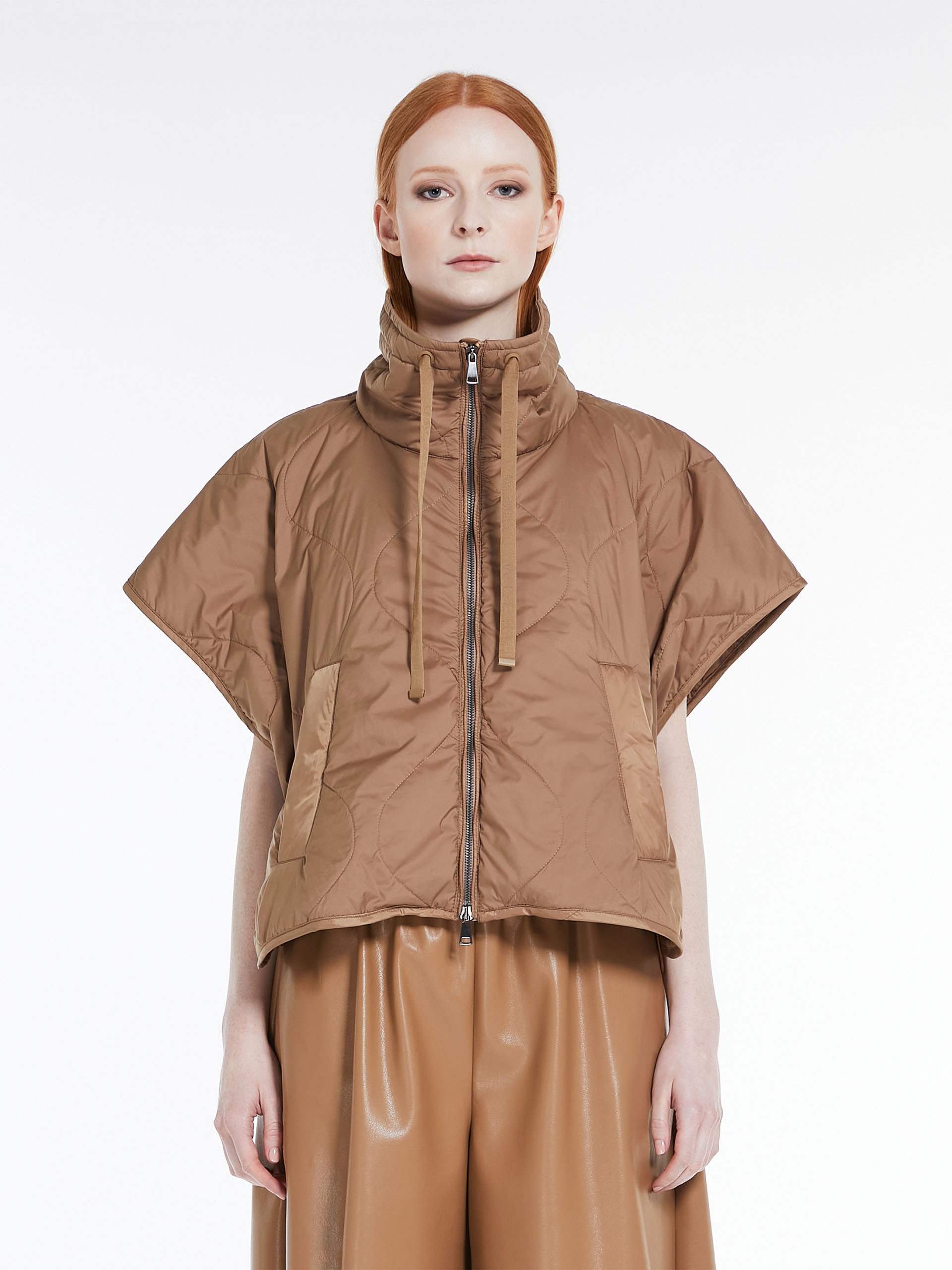 ADELCHI Cape in showerproof fabric - 3