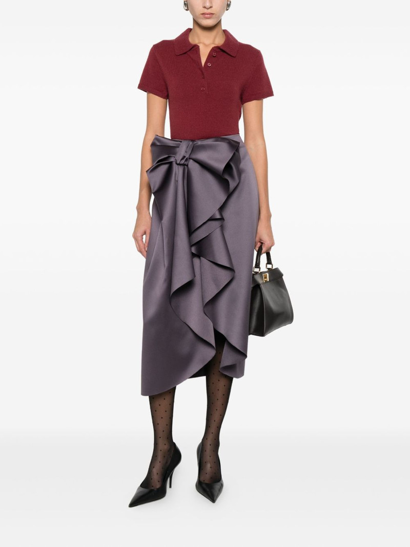 VIKTOR & ROLF bow-detail midi skirt outlook