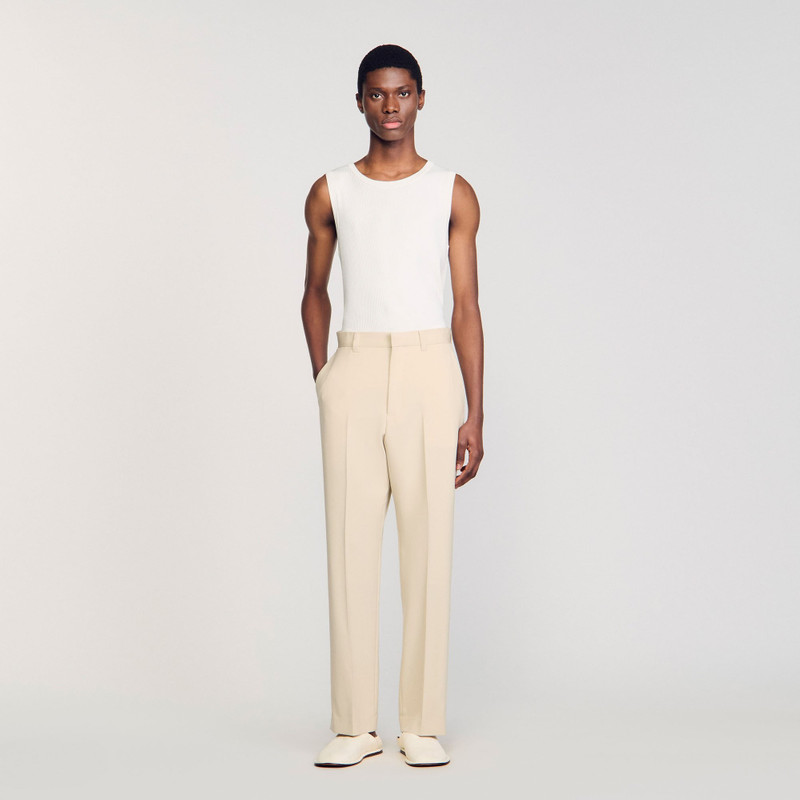 WOOL SUIT TROUSERS 1