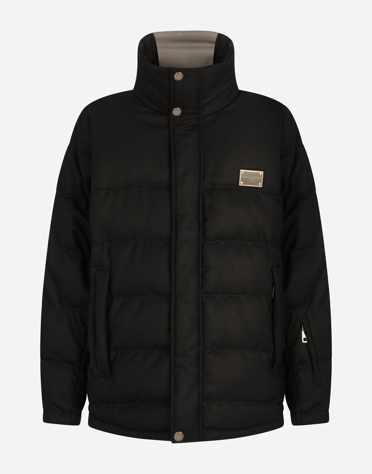 Reversible quilted wool jacket - 3