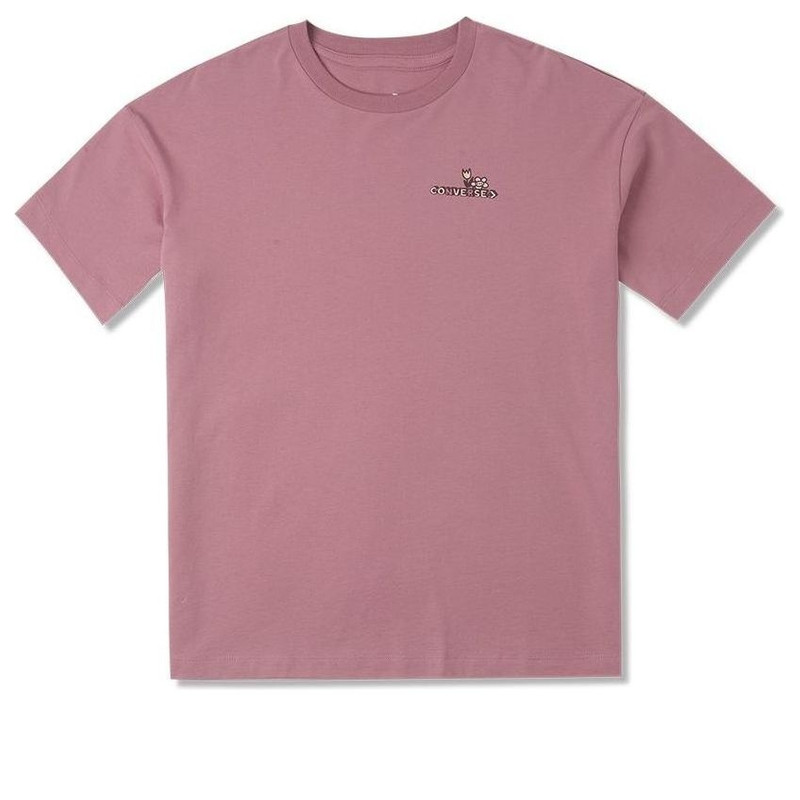 (WMNS) Converse OS High Summer Art Tee 'Night Flamingo' 10025185-A03 - 1